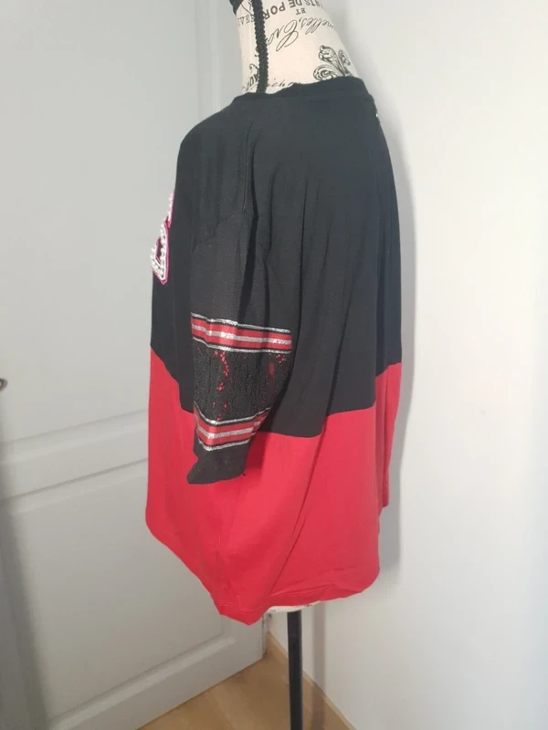 🔴 Red & black T-shirt – Kaporal – Size L – Very good condition – photo 7